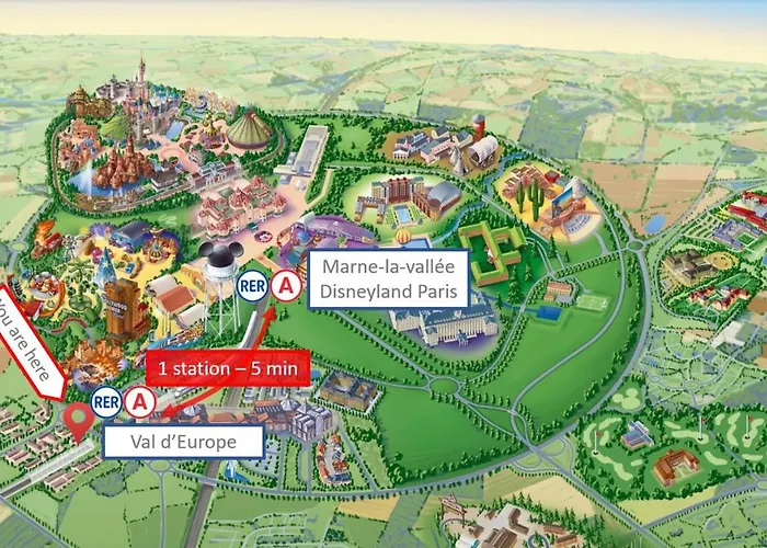 Studio Art - Shopping Center And Train Station 500M - Disneyland Paris 5Min